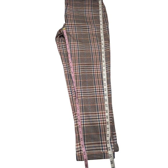 Anthropologie Malcolm plaid tapered trouser pant size  2 - Picture 6 of 12